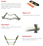 Räddningsstege - Kättinglejdare för flytbrygga